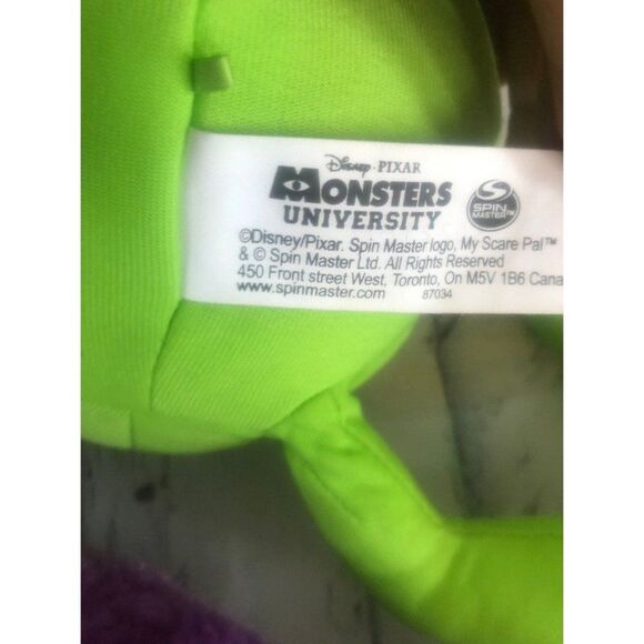 Disney's monsters university inc stuffed animals mike and Art - Picture 6 of 6
